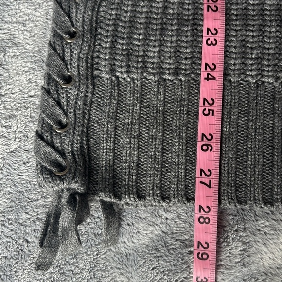 Autumn Cashmere Sleeveless Turtleneck Sweater in Grey Size Small EUC - Picture 5 of 10